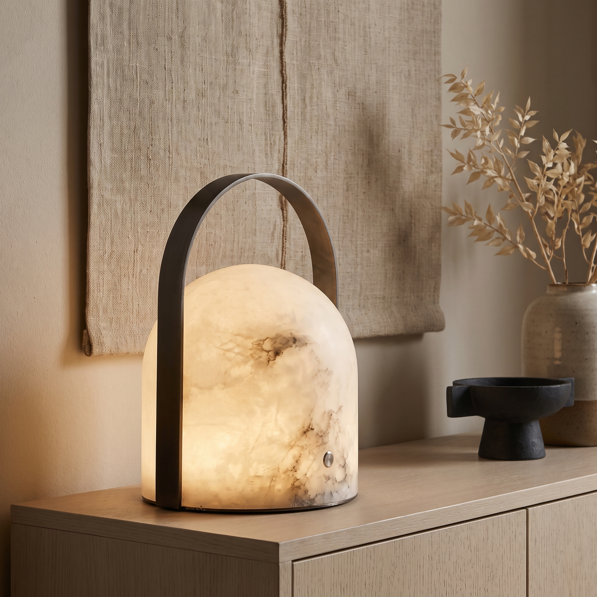 暁 Akatsuki · Dawn - alabaster lantern XL