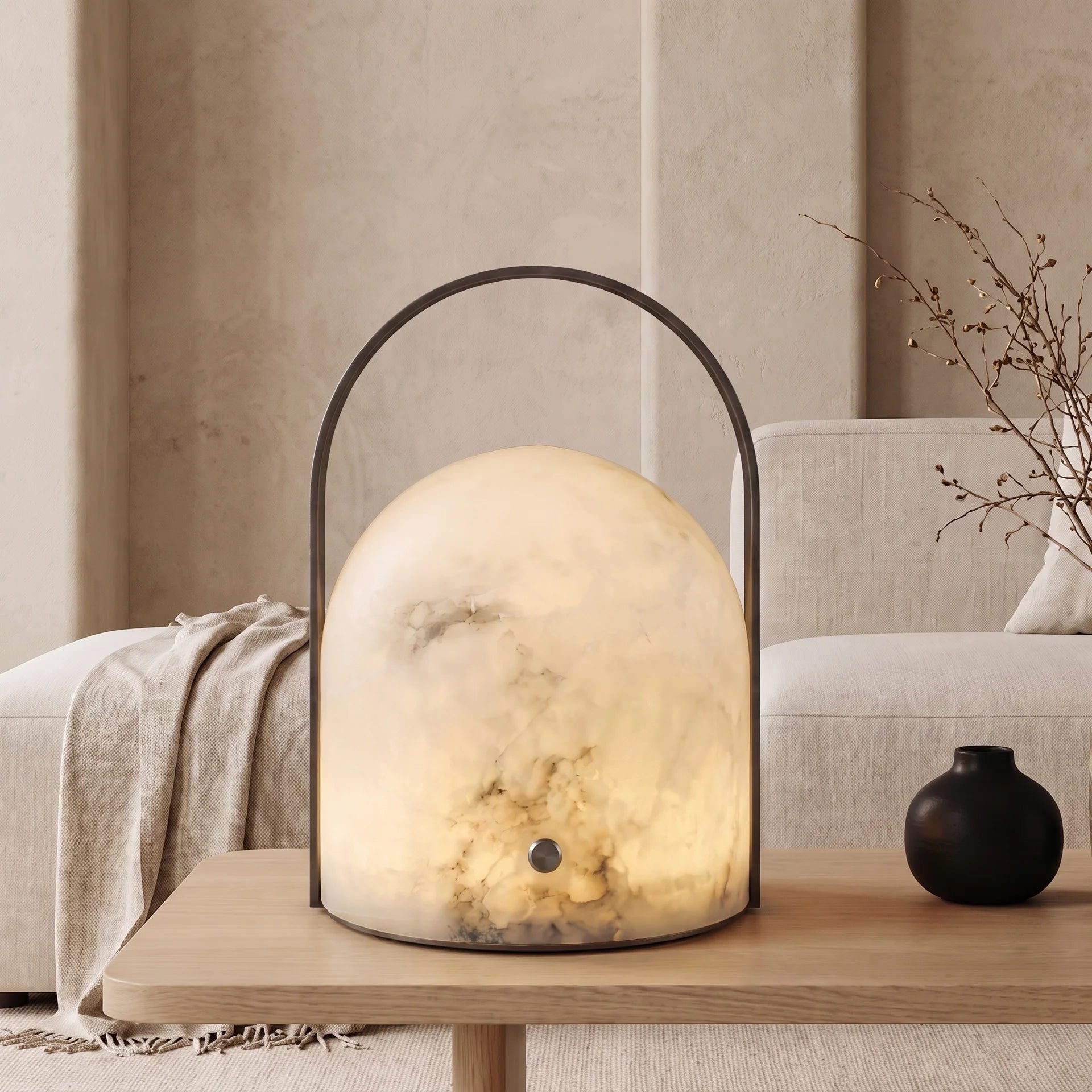 暁 Akatsuki · Dawn - alabaster lantern XL