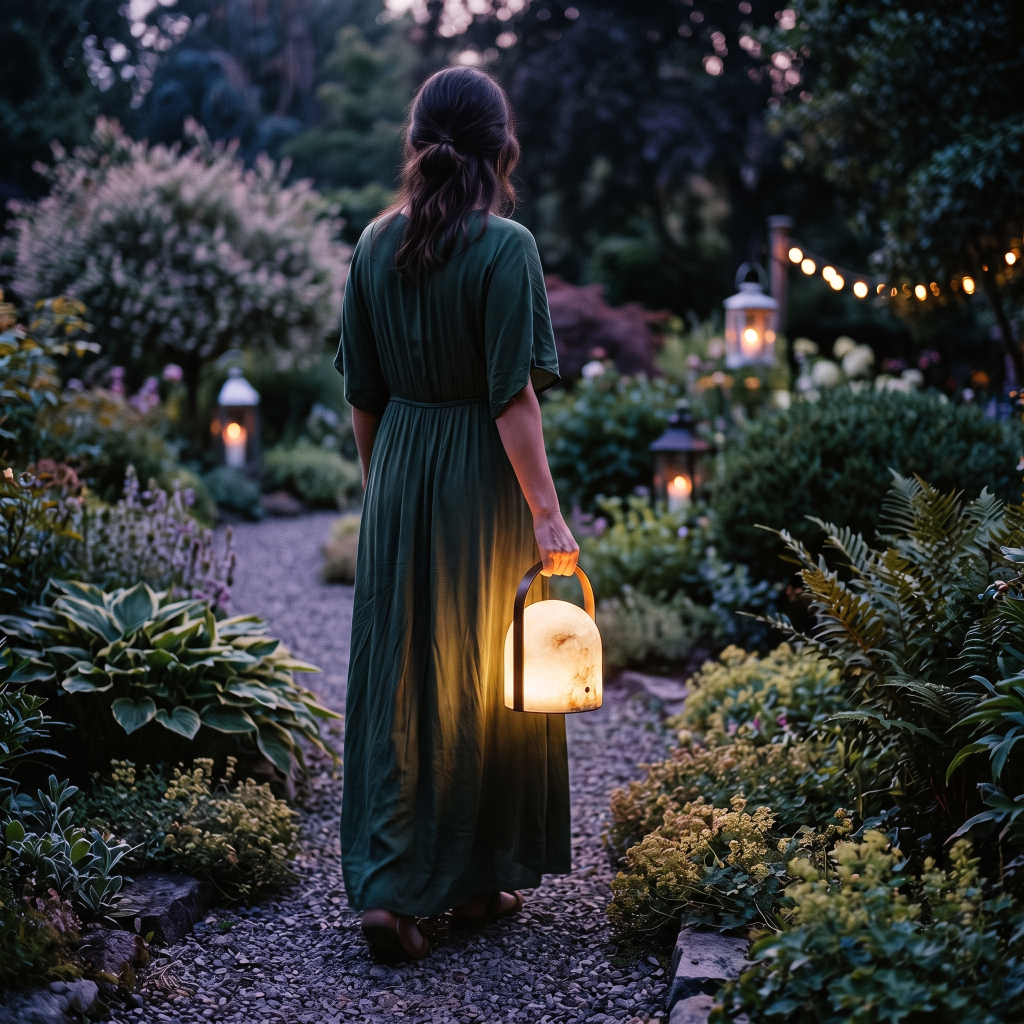 暁 Akatsuki · Dawn - alabaster lantern XL